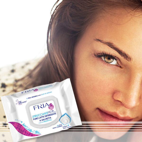 Fria makeup removers plus cleansing Milk with Argan Oil - Image 3