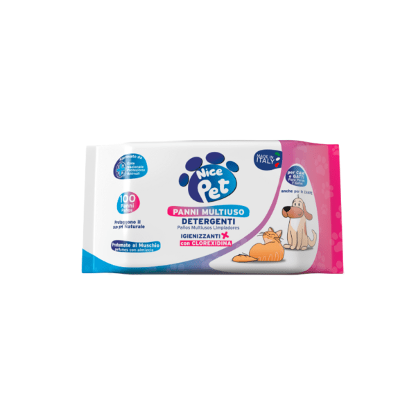 NICE PET 100 UDS CON CLORHEXIDINA
