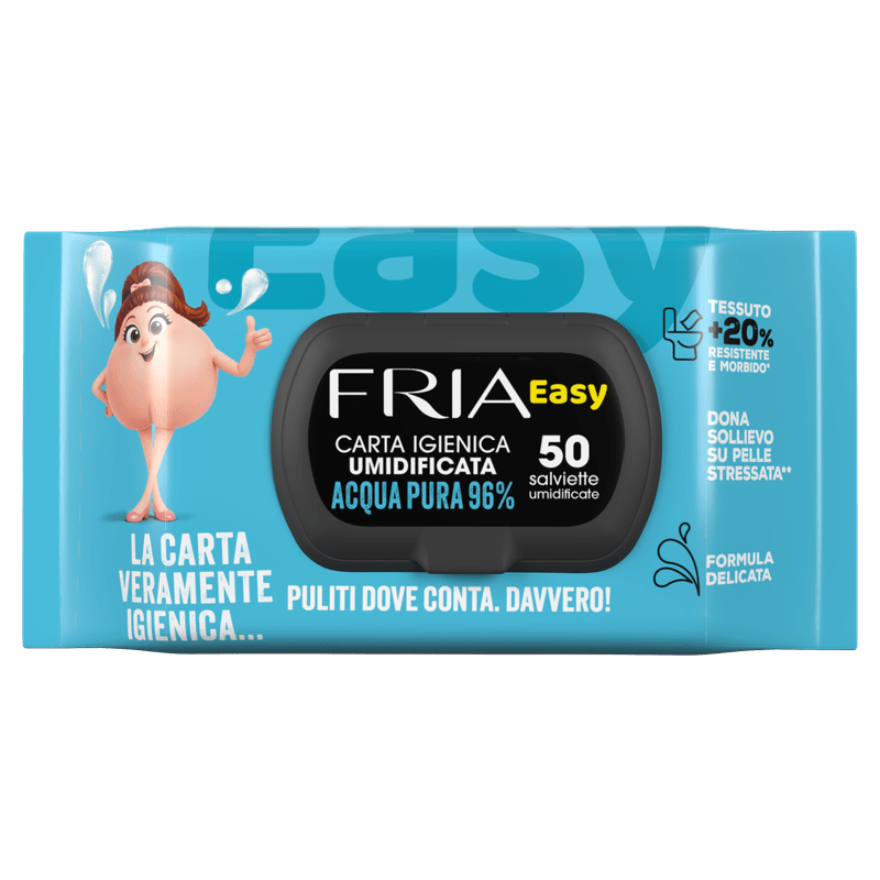 Fria Easy Carta Igienica Umidificata Acqua Pura 96%